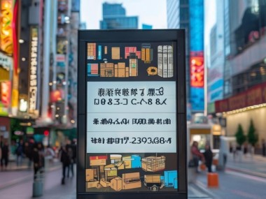 商贸城快递合作efficient电话号码